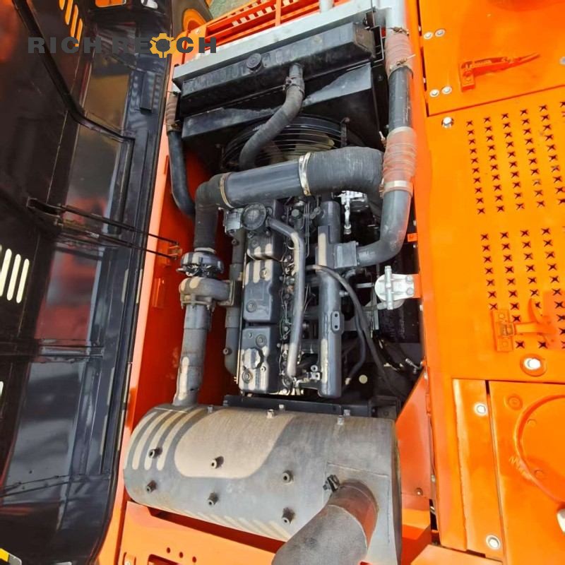 Side view of 2023 Doosan DX300 excavator showing arm and hydraulics, $41,000 with video for sale